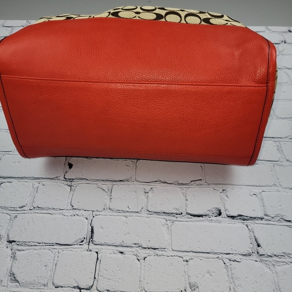 Coach Signature Kathryn Triple Zip Satchel - Picture 8 of 16